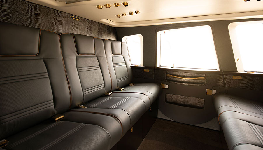 Sikorsky s-76 interior