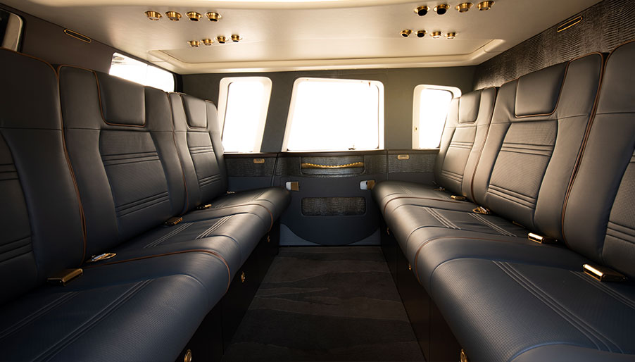 Sikorsky s-76 interior