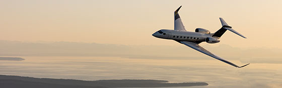 view of flexjet lxi cabin