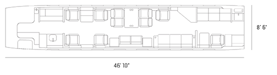 Gulfstream G650 Cabin Layout