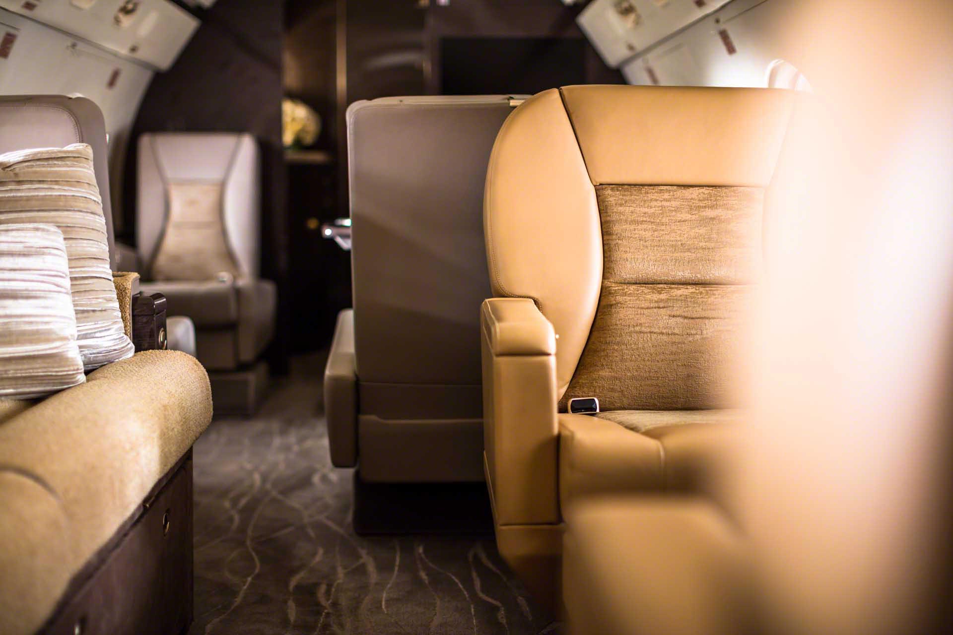 Custom Bromley Wave Carpet - Gulfstream G450 LXi Pewter
