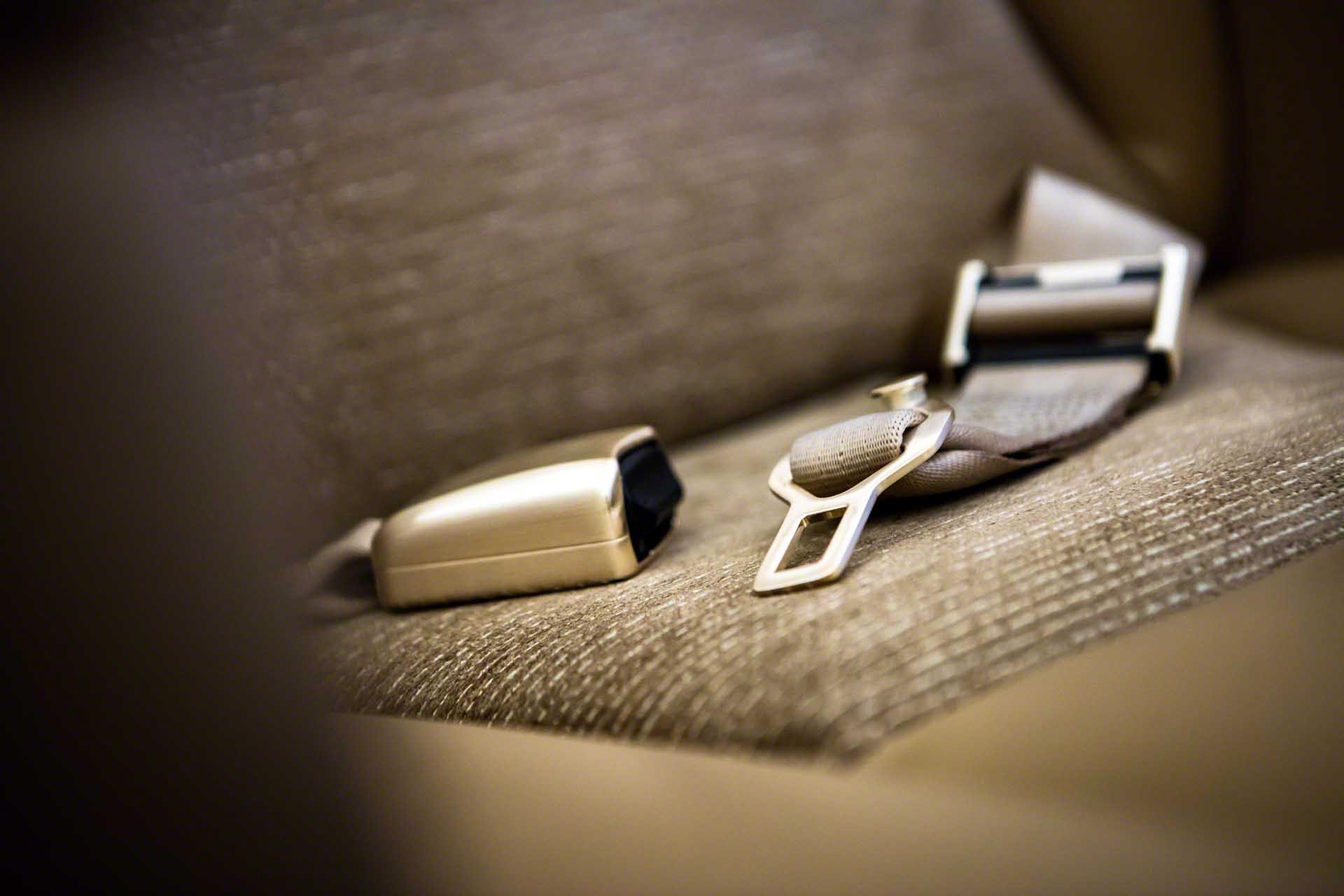 Warm Satin Almond Hardware - Gulfstream G450 LXi Walnut