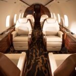 Challenger 350 Hyde Park cabin interior. Photo is for download.